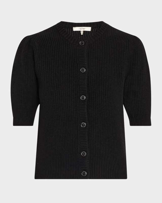 Shrunken Short-Sleeve Cardigan